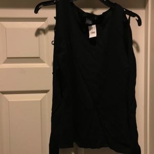 The Limited, half way down cut out sleeve, black , new with tags